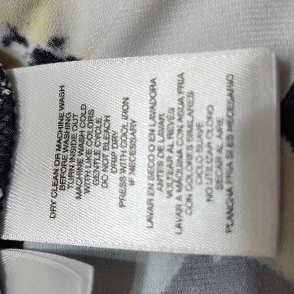 Black Label by Evan Picone Floral Sleeveless Top (XL) - Picture 6 of 6